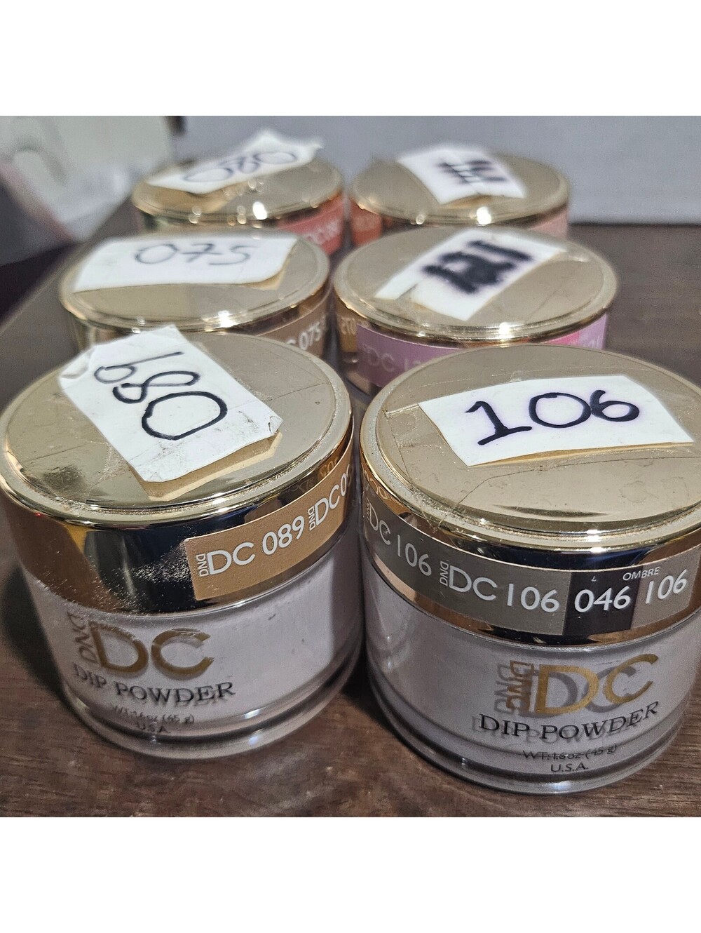 Lot of 8 Sealed DND Dip Powder Nail Colors - Variety of Shades - Picture 7 of 7
